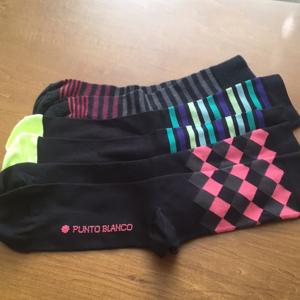Exciting Multi-Colored Nylon Socks